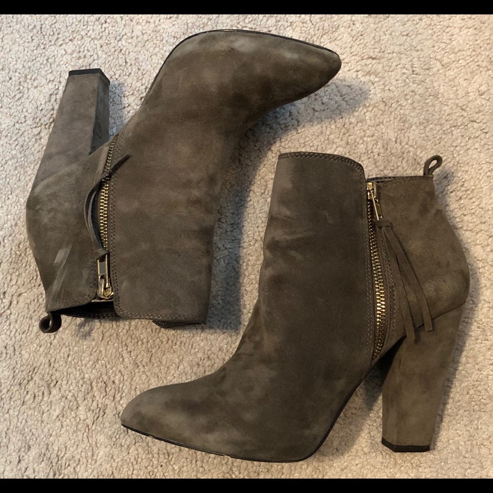 Taupe Steve Madden Booties
